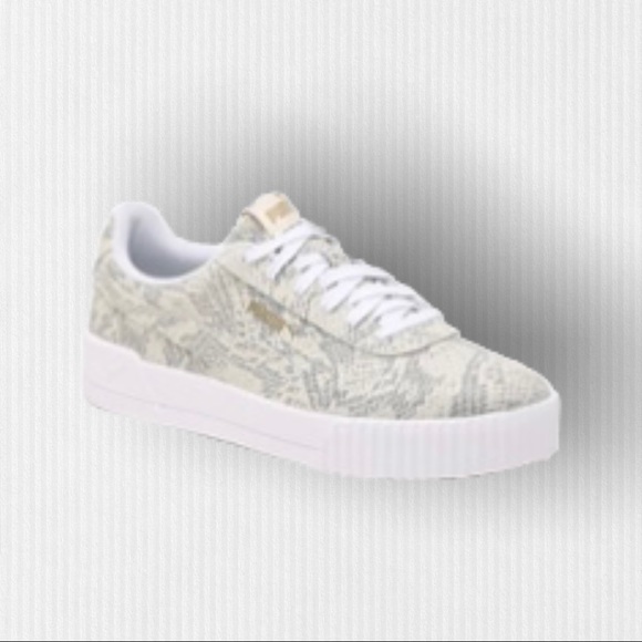 Puma Shoes - Puma Carina Snakeskin Sneakers